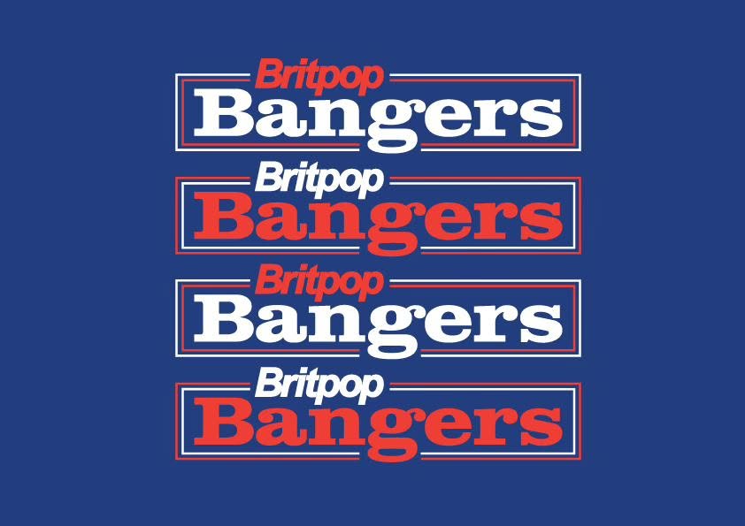 Britpop Bangers logo artwork